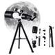 thumbnail image 1 of Telescopio astronómico para adultos, telescopio refractor, telescopio astronómico múltiple grande, teleoperación tiburón, 1 of 9