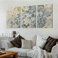 thumbnail image 2 of PRATYUS Canvas Wall Art 3 Piece Set Fall Decor Blue Flowers 12x16 Inches 12x16x3pcs, 2 of 4