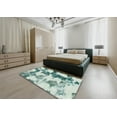 thumbnail image 4 of Ahgly Company Indoor Square Abstract Mint Green Abstract Area Rugs, 6' Square, 4 of 6