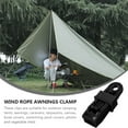 thumbnail image 3 of 10pcs Outdoor Tent Canopy Clips Wind Rope Clamps Awning Tools, 3 of 8