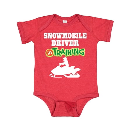 

Inktastic Snowmobile Driver in Training Gift Baby Boy Bodysuit