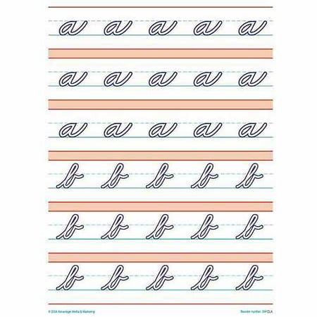 School Specialty Advantage Raised-Line Practice Paper, Cursive Uppercase