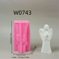 thumbnail image 5 of JZROCKER Winged Girl Silicone Molds for Soap Making Chocolate Candy Fondant Cake Decoration Cement Silicone Molds, 5 of 8