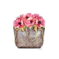 thumbnail image 2 of Amanda Greenwood 13x18 Black Ornate Wood Framed with Double Matting Museum Art Print Titled - Fashion Bag with Peonies, 2 of 4