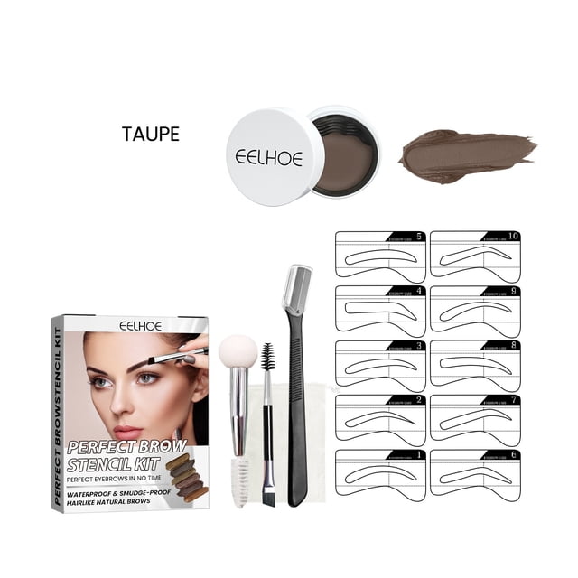 Fiudx Ofertas flash del día solo en línea Set crema para cejas, mascarilla para cejas y jabón natural duradero para peinar cejas