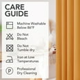 thumbnail image 7 of Deconovo Solid Blackout Window Curtains - Decorative Thermal Insulated Curtains and Drapes for Patio Door (52x108 inch, Orange, Set of 2 Panels), 7 of 7
