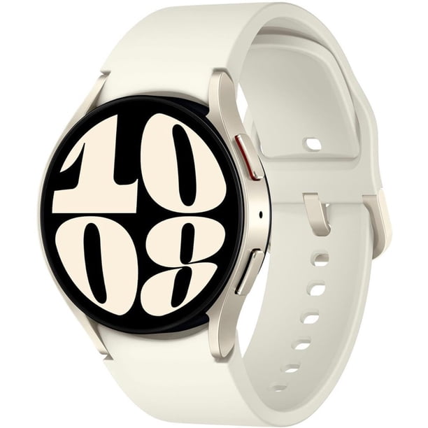 SAMSUNG Galaxy Watch 6 (40 mm, WiFi + 4G LTE) 1.3 pulgadas Super AMOLED Smartwatch GPS Bluetooth, totalmente desbloqueado con entrenamiento de sueño, resistente al agua, monitor BP R935U (con cubeta