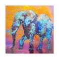 thumbnail image 2 of "Elephant in Ebony Bloom" - Canvas, 2 of 25