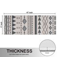 thumbnail image 5 of Kitchen Rugs Sets Of 2,Blue Geometric Triangle Circle Pattern Anti Fatigue Kitchen Mat Rugs Non Slip Washable,Decorative Kitchen Floor Mats for Kitchen,Sink,Laundry,17"X47", 5 of 5