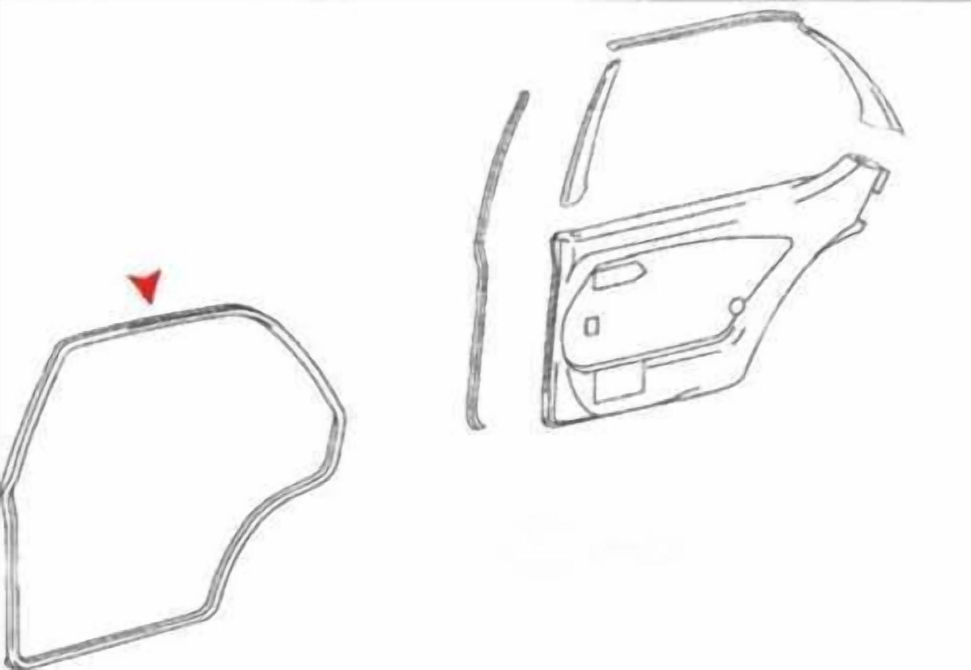URO Parts URO-000781 Door Seal