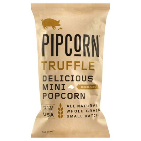 Delicious Popcorn Treats - Pipcorn Truffle Delicious Mini Popcorn, 4 oz