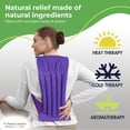 thumbnail image 4 of Nature Creation Reusable Microwave Heat Pad - Microwave Heating Pad for Back Pain and Sore Muscle, Hot Pack, for Spine Heat Pack Warming Pad, Microwavable Heating Pads - Blue Marble 1 Pack, 4 of 4
