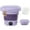 Purple, variant on "11L Portable Washing Machine with Dryer | Foldable Mini Washer for Baby Clothes, Underwear & Pet Items | Includes Laundry Basket | Purple/Green (No Battery Required)"