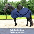 thumbnail image 5 of Resistance Horse Turnout Blanket 600D Waterproof, 200g Polyfill Winter, Multiple Sizes, 5 of 7