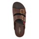 thumbnail image 3 of Huaraches De Piel Dos Hebillas Acojinado Cafe Andrea Pesca, 3 of 4