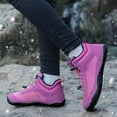 thumbnail image 2 of Mepaouo Mens Womens Winter Barefoot Shoes Wide Toe Fleece Lined Warm Ankle Boots Booties(Purple,6.5), 2 of 6