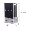 thumbnail image 4 of MasteelfCA 1pc Jewelry Stand Decorative Jewelry Holder Displaying Rack (Transparency), 4 of 8