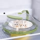thumbnail image 1 of Cubierta transparente para microondas, tapa para plato de microondas, artículos para el hogar, ligeros con asa y caja de almacenamiento de agua, fácil Macarena cubierta de microondas, 1 of 8
