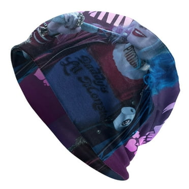 Harley Quinn Slouchy Hat For Men Women Teen Unisex Winter Hat Elastic Knitted Beanie Hats