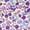 08-White/Purple, variant on Spring Notion Men's Floral Print Cotton Skinny Tie