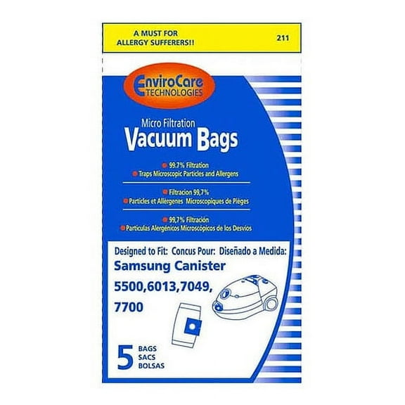 Envirocare 2032026 / 211 / 32023 Replacement Micro Vacuum Bags