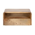 thumbnail image 4 of Kate and Laurel Kato Transitional Wood Floating Side Table with Drawer, 18 x 10 x 9, Natural Brown, Modern Wooden Floating Nightstand for Bedroom Bedside Table, 4 of 10