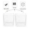 thumbnail image 4 of Jiandong Candle Cups Clear Square Votive Candle Holders for Wedding/Home Decor (2pcs)(2.36X2.36X2.36Inch), 4 of 10