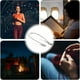 thumbnail image 5 of Lámpara de lectura para el cuello, luz de lectura para libros, luz de trabajo recargable LED, lámpara de cuello con brazo ajustable de 3 colores para leer, tejer, coser, acampar, trotar, cable USB inc, 5 of 5