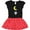 Black & Red with Polka Dots, variant on Inktastic Stardust Fairy, Cute Fairy, Fairy on a Swing, Moon Girls Toddler Dress