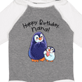 thumbnail image 4 of Inktastic Happy Birthday, Nana- Cute Penguins Boys or Girls Long Sleeve Baby Bodysuit, 4 of 5