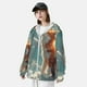 thumbnail image 3 of Fotbe Starry Sky Cloud Fox Chaqueta con Protección Solar UPF 50+ para Hombre y Mujer, Camisa con Capucha y Bolsillos-X-Large, 3 of 7