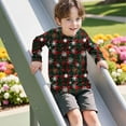 thumbnail image 5 of ITSAME Boys Girls Long Sleeve T-Shirt, Crewneck Christmas Graphic Loose Fashion Kids Pullover Holiday Tops Multicolor 13T, 5 of 7