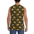 thumbnail image 4 of Goofa Cute Cartoon Bees Printed Men's Sleeveless T-Shirt - Athletic Gym Workout Tank Top for Men - Moisture-Wicking, UPF 30+ Quick-Dry Muscle Tee-3X-Large, 4 of 8
