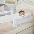 thumbnail image 6 of Dream On Me Lightweight Mesh Security Adjustable Bed Rail Double Pack With Breathable Mesh Fabric In White, 6 of 8