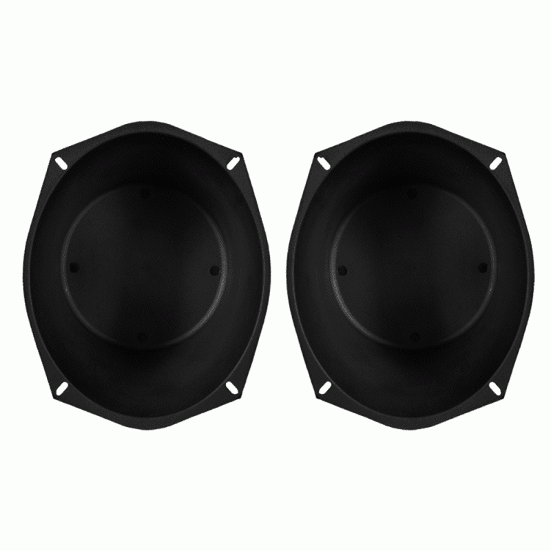 METRA 816900 UNIVERSAL 6X9 SPEAKER BAFFLES PAIR 6"x9" HARD PLASTIC