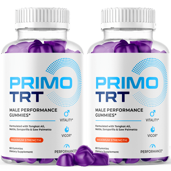 Primo TRT Gummies Advanced Formula Fitness Support Supplement 120 Gummies