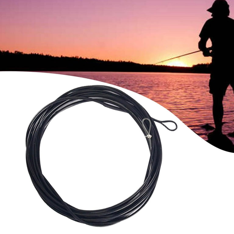 Fly Fishing Line with Welded Loop Weight Forward Floating , Black Sinking, 7ft 12lbs