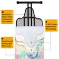 thumbnail image 6 of KDJ HOME Slieton Extra Large Adjustable Ironing Board with Hang Rail & Iron Rest, Floral Cover, 64x20x38, 6 of 8