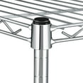 thumbnail image 3 of 1-Shelf Shelving Storage Shelves,30" W x 14" D x 15" H Adjustable Storage Units,Steel Organizer Wire Rack,Silver, 3 of 5