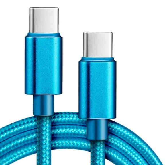 10ft USB C to USB-C Cable, USB Type C Charger Cord Fast Charging USB C Cable for Samsung Galaxy S22/S22 , S21/S21  Ultra 5G, S20/S20  Ultra 5G, Note 20/10, Pixel, Universal (Blue)
