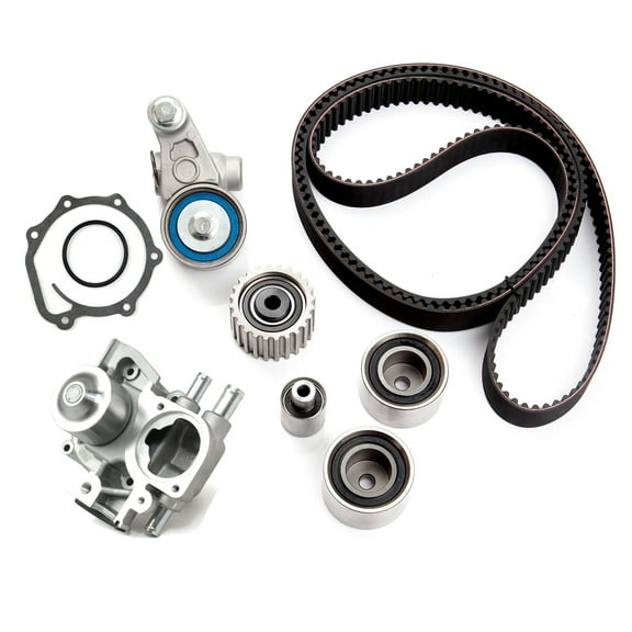 ECCPP Timing Belt Kit Including Timing Belt Water Pump with Gasket tensioner Bearing fits for 2004 2005 2006 2007 2008 2009 2010 2011 Subaru Forester/2005 Saab 9-2X/2004 2005 2006 Subaru Baja