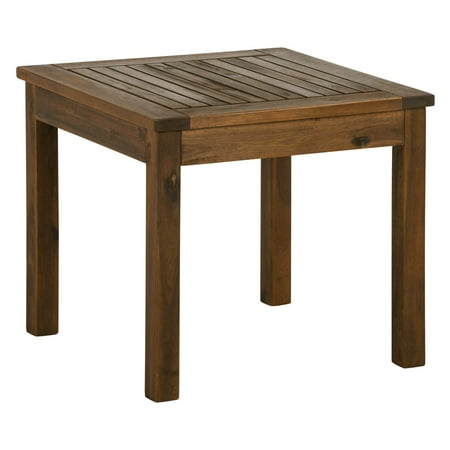 acacia wood side table edison walker patio simple dialog displays option button additional opens zoom walmart