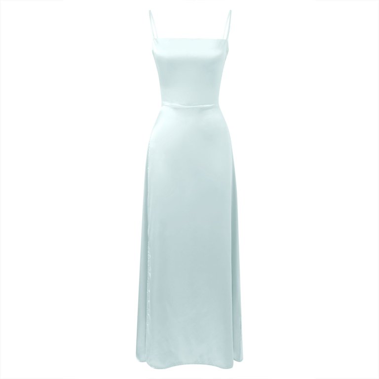 backless slim maxi dresses Cora Backless Maxi Dress