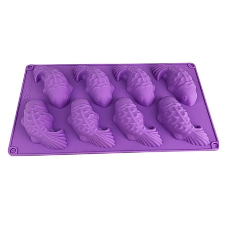 

QUSENLON 8 Cells/24 Cells Fondant Moulds Silicone Material Chocolate Candy Mould