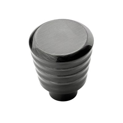 Diameter Antique Pewter Knob - Crosley 1 in (25 mm) Diameter Pewter Cabinet Knob