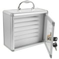 thumbnail image 1 of OULII Mobile Phone Storage Locker Phone Locker Box Light Grey Aluminium Alloy 1Pack, 1 of 8