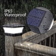 thumbnail image 3 of LNGOOR Solar Post Lights Outdoor Waterproof LED Solar Fence Cap Light Post in Patio Deck Walkway and Garden Decoration (Cold Light), 3 of 7