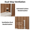 thumbnail image 6 of MaceratingFlo 900W Macerating Upflush Toilet System - 18" Comfort Height Elongated Bowl for Basement, Powerful Macerator Pump with 3 Water Inlets, 1.28 GPF Rimless Flush, Extension Pipes, 6 of 16