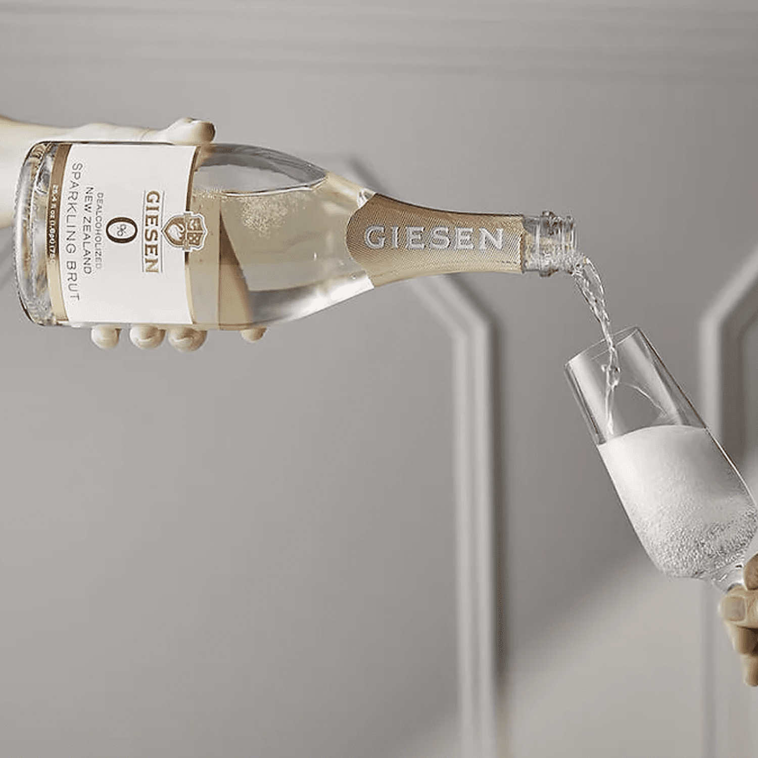 Giesen 0% Non-Alcoholic Dealcoholized New Zealand 750ml Sparkling Brut Wine Champagne | 2 PACK