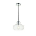 thumbnail image 3 of Destry 3 Lights Black Pendant With Clear Glass, 3 of 3
